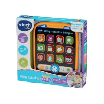 Tablette Bilingue pour Bébé - Découvrez l'apprentissage ludique