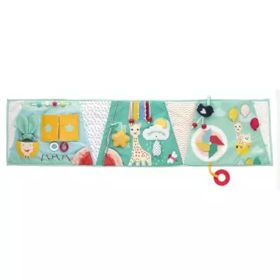 Tableau d'activité multiface Sophie la girafe - Tapis d'éveil interactif