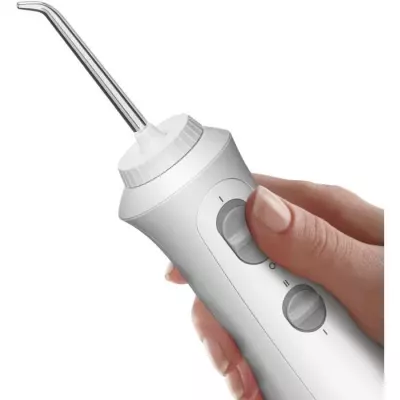 Jet Dentaire WATERPIK WF-13 Pearl Blanc Rechargeable - Sans fil - 4 Embouts