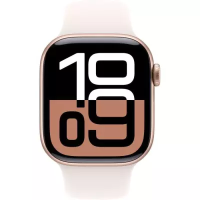 Montre Apple Watch Series 10 GPS 42mm Rose Gold Aluminium - Bracelet Light Blush Sport Band