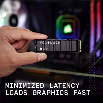 Disque Dur SSD NVME SN850X 2TB - M.2 Radiateur Noir