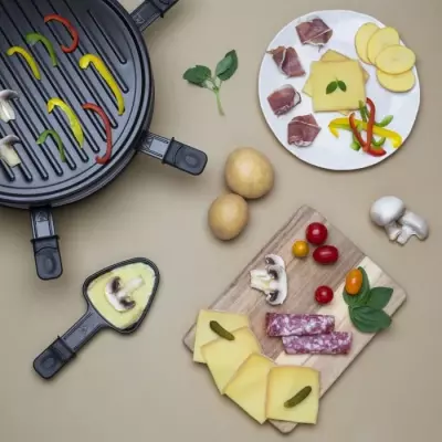 Appareil à raclette WEASY LUGA60 - 4 pers. - 900W - Revêtement anti-adhésif
