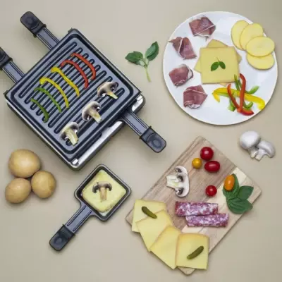 Appareil à raclette et grill WEASY LUGA40 - Convivialité garantie!