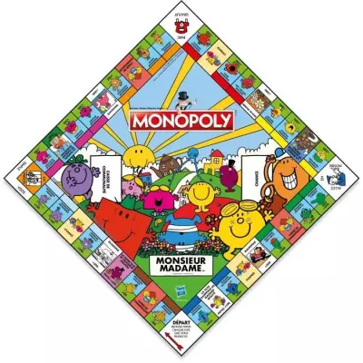 Monopoly Monsieur Madame - Jeu de société amusant