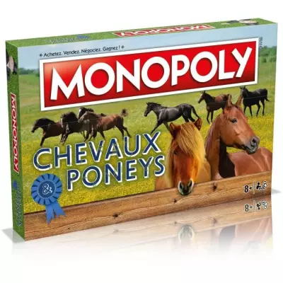 Monopoly Chevaux et Poneys - Jeu de plateau amusant