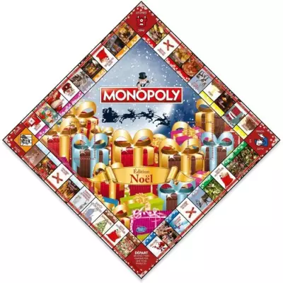 MONOPOLY Noël - Jeu de plateau festif - WINNING MOVES