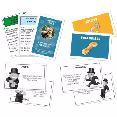 Monopoly Chiens Jeu de Société - La Meilleure Version Canine!