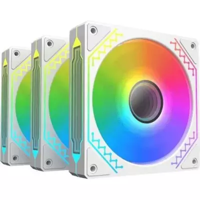 Ventilateurs A-RGB XIGMATEK Starz Pro Arctic (Blanc) - Pack de 3