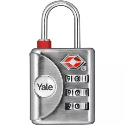 Cadenas à Code Yale TSA 32 mm Gris - Combinaison Programmable