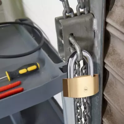 Cadenas de sécurité Hammer YALE 80mm - Anse acier - 3 clés