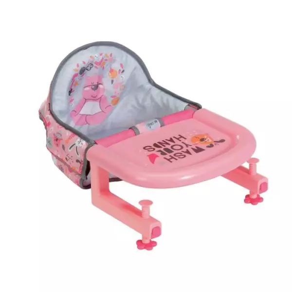 Chaise haute pour poupée - BABY BORN - BABY born Table Feeding Chair - Multicolore - Des 3 ans - Jeu imaginatif