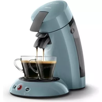 Machine à café Senseo Philips HD6553/21 - Booster d'arômes - Bleu Gris
