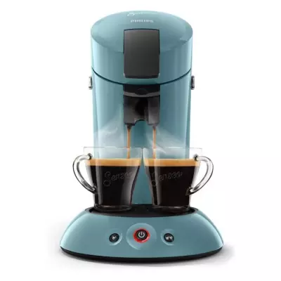 Machine à café Senseo Philips HD6553/21 - Booster d'arômes - Bleu Gris