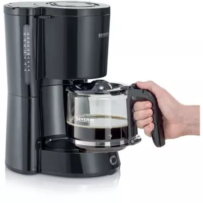 Cafetière Filtre SEVERIN KA4815 - Noir - 1000 W - 1,4 L - Jusqu'a 10 tasses