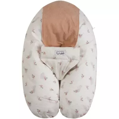 Coussin De Grossesse et D'allaitement TINEO 3 En 1 Multirelax Rose