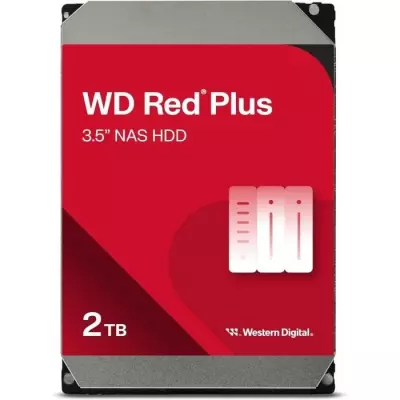 Disque Dur Interne 2To Western Digital Red Plus - Dédié NAS