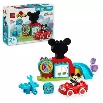 LEGO DUPLO | Disney 10454 La Maison et la Voiture de Mickey - Jeu de Construction 2 ans