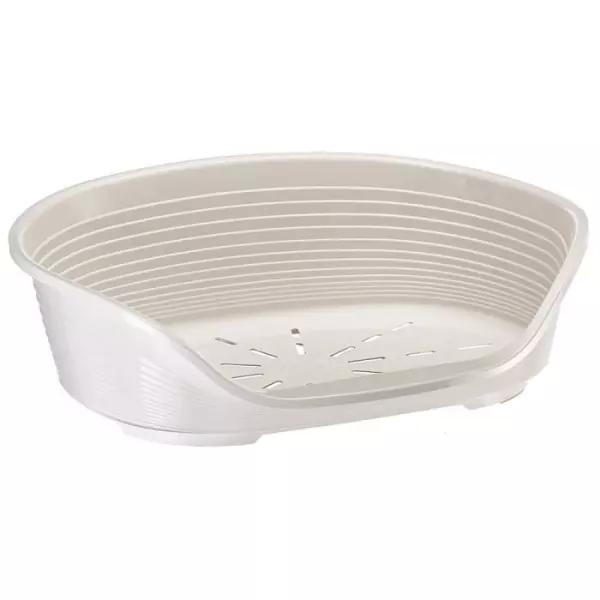 FERPLAST Corbeille SIESTA DELUXE Taille 2 - 49*36*17,5 cm - Blanc