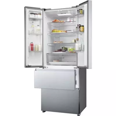 Haier FD 70 Serie 5 HFR5719ENMG frigo américain Pose libre 446 L E Argent