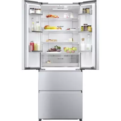 Haier FD 70 Serie 5 HFR5719ENMG frigo américain Pose libre 446 L E Argent