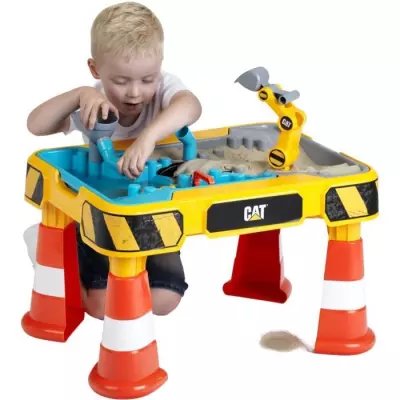 Table multi jeux sable et eau Caterpillar - KLEIN - 3237, pour des heures de plaisir !