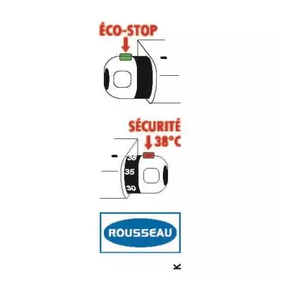 Mitigeur thermostatique baignoire et douche ROUSSEAU Volga 2 - Design compact
