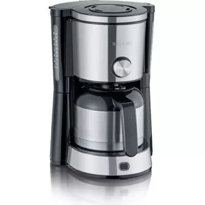 Cafetière filtre isotherme SEVERIN KA4845 - 8 tasses - Inox/Noir