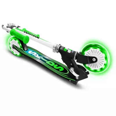 Trottinette pliable avec roues lumineuses pour enfants