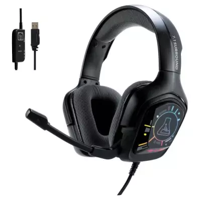 Casque Gamer Filaire The G-Lab KORP COBALT 7.1 - Son Surround 7.1