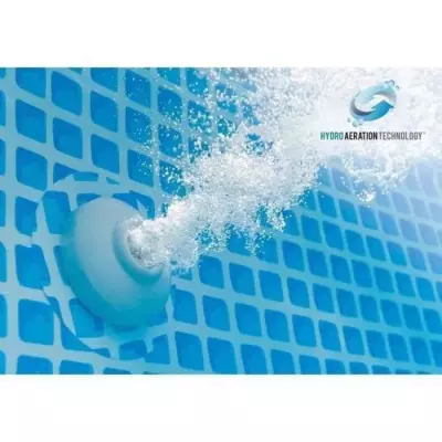 Kit Piscine Intex Ronde 366x122 cm - Pris Frame avec Pompe et Échelle