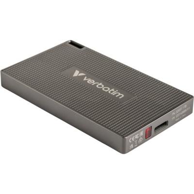 Disque SSD externe - VERBATIM - Metal Mini - 512 Go