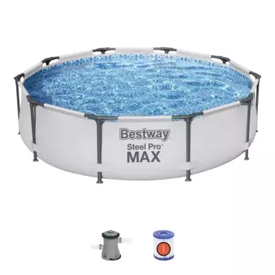 Kit Piscine BESTWAY Steel Pro Max™ - 305x76 cm - Ronde