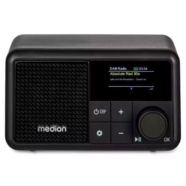 Mini Radio - MEDION - DAB/FM - Mono 2W RMS - Noir