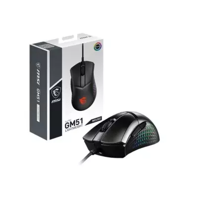 Souris gamer filaire MSI Clutch GM51 Lightweight - Compact et performante