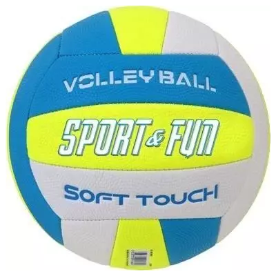 Ballon de volley SPORT AND FUN Soft Touch Taille 5 - Haute qualité