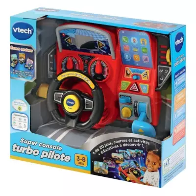 Simulateur de conduite enfant VTECH Super Console Turbo Pilote