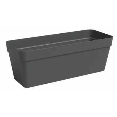 Jardinière Rectangulaire Anthracite - L49,9 x P20 x H18,1cm