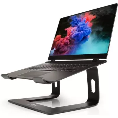 Support ergonomique en aluminium pour ordinateurs portables de 10'' à 15,6'' - Compact et robuste