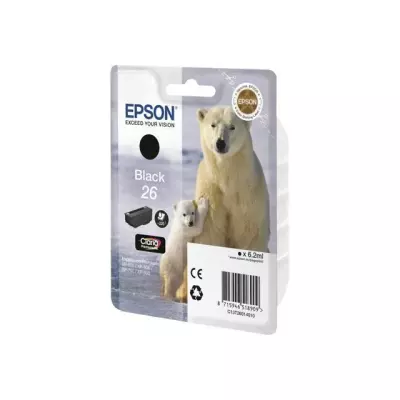 Cartouche d'encre EPSON T2601 Noir - Ours polaire (C13T26014012)