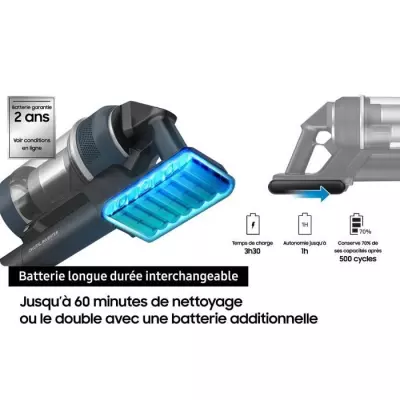 Aspirateur balai SAMSUNG Bespoke Jet Plus Pet - Puissant et innovant