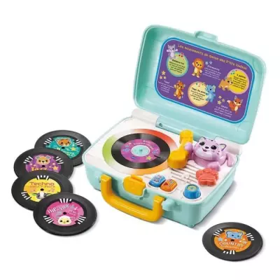 Tourne-disque VTECH BABY - Lecteur CD et Radio, dimensions compactes
