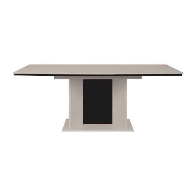 Table extensible NOVARA pour 10 personnes en Sable/Noir