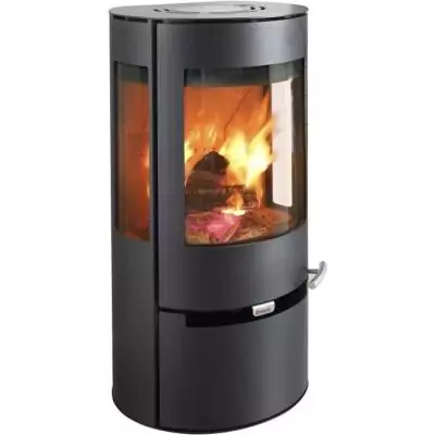 Poêle à bois ADURO 9 - Noir 6 KW - Compact et élégant