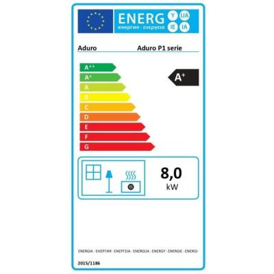 Poêle à pellets ADURO P1.4 Blanc - 8 KW
