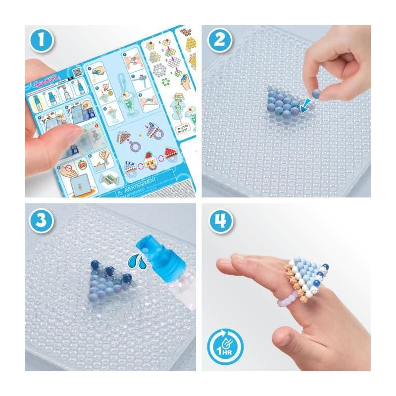 Mes accessoires sucrés AQUABEADS - Kit de perles à fixer - 35090