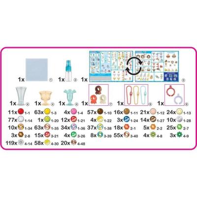 Mes accessoires sucrés AQUABEADS - Kit de perles à fixer - 35090
