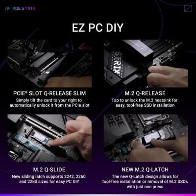 Carte mère ASUS STRIX X870E-E GAMING WIFI - Performances ultimes