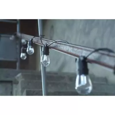 Guirlande solaire Rio Color 5m Noir - Éclairage Extérieur LED