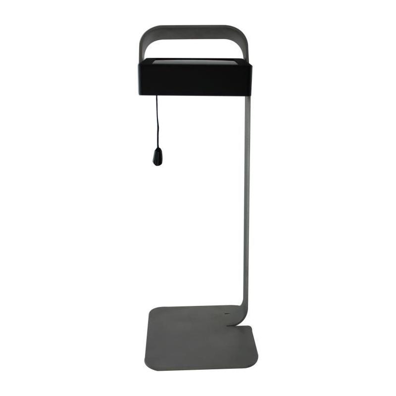 Lampe solaire design pour table - Facile à installer - Gris