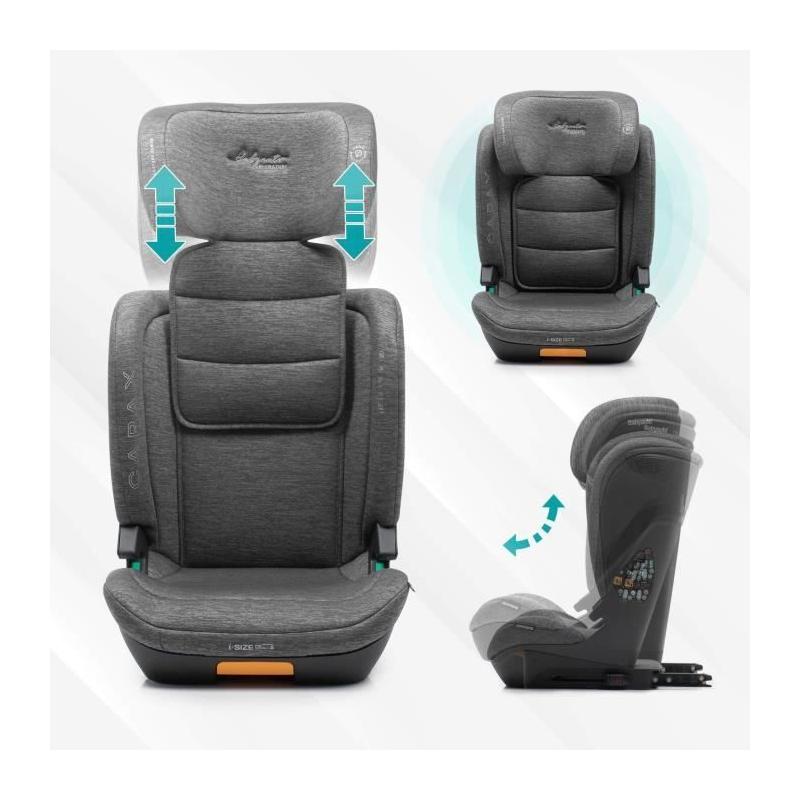 Siège auto BABYAUTO CAPAX GREY DOBBY - 4-12 ans - I-Size - 100-150 cm